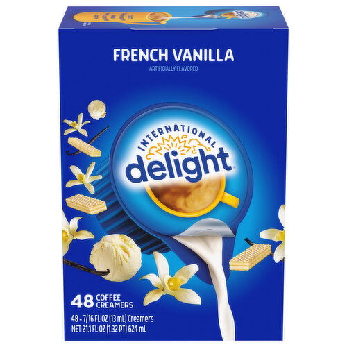 International Delight French Vanilla Coffee Creamer Singles