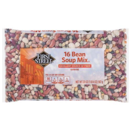 First Street Soup Mix, 16 Bean