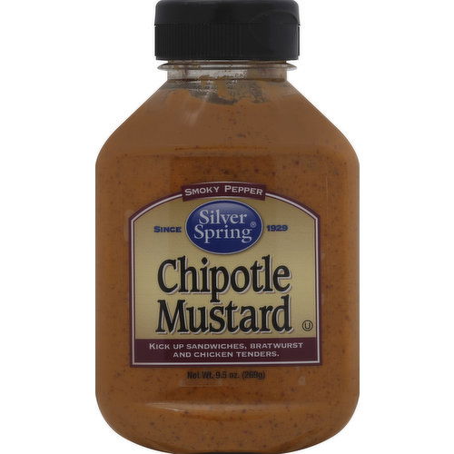 Silver Spring Mustard, Chipotle, Smoky Pepper