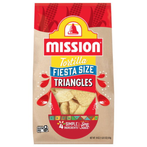 Mission Triangles Tortilla Fiesta Size