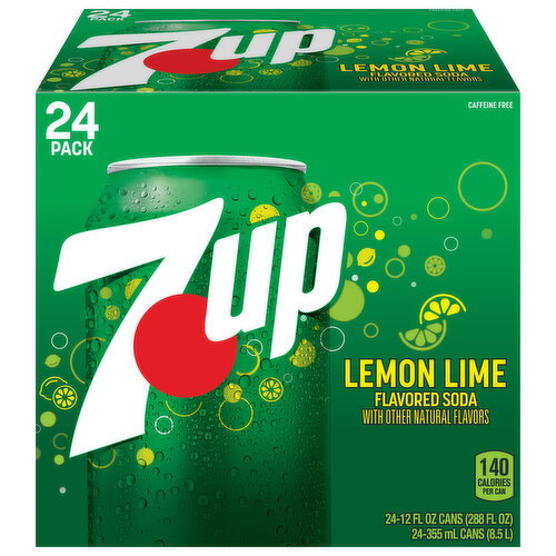 7-UP Lemon Lime Flavored Soda Image 1 of 6