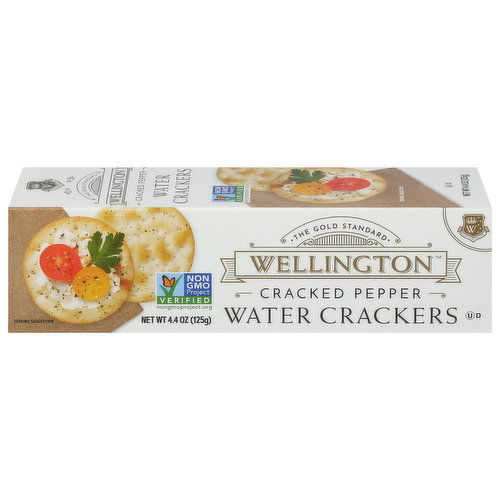 Wellington Water Crackers, Cracked Pepper