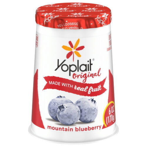 Yoplait Low Fat Mountain Blueberry Yogurt