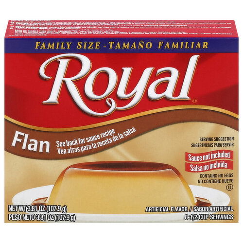 Royal Flan Family Size