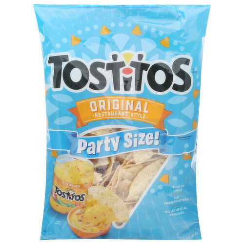 Tostitos Tortilla Chips, Original, Restaurant Style, Party Size