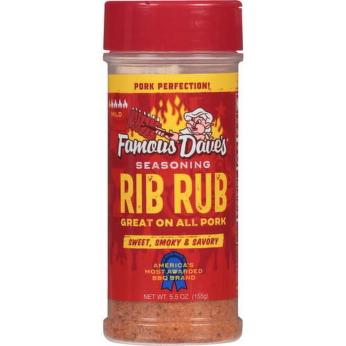 Famous Dave's Mild Rib Rub Seasoning