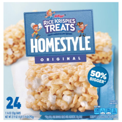 Rice Krispies Treats Crispy Homestyle Original Marshmallow Squares