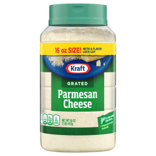 thumbnail image 2 of Kraft Grated Parmesan Cheese – 4.5 Lb Bulk Tub, Gluten Free, Fresh 2025 Expiry 2 of 5