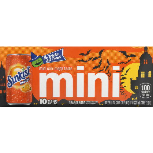 Sunkist Soda, Orange, Mini