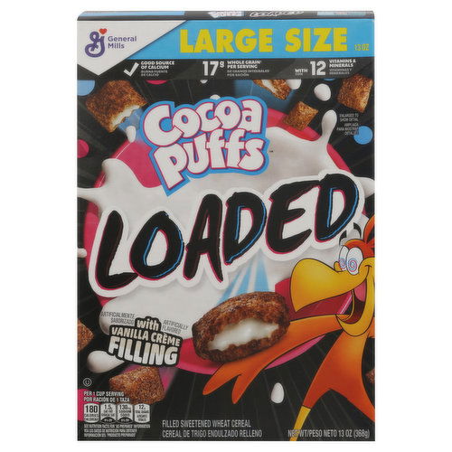 Cocoa Puffs Cereal, Large Size