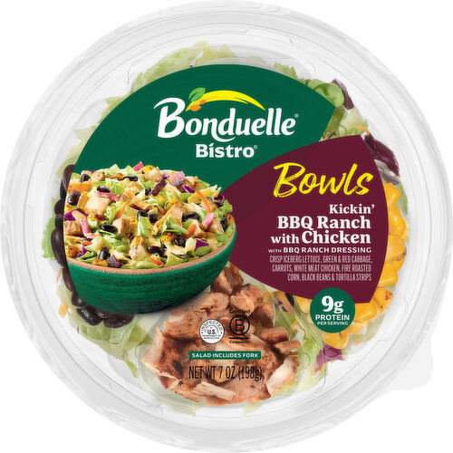 Bonduelle Kickin' BBQ Ranch with Chicken Bowls