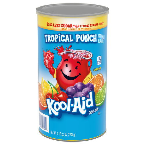 Kool-Aid Caffeine Free Tropical Punch Drink Mix