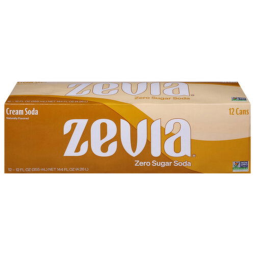 Zevia Zero Sugar Cream Soda