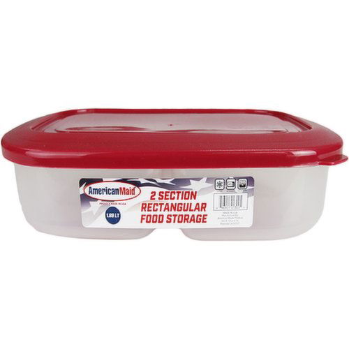 AmericanMaid 2 Section Food Storage 1 ct