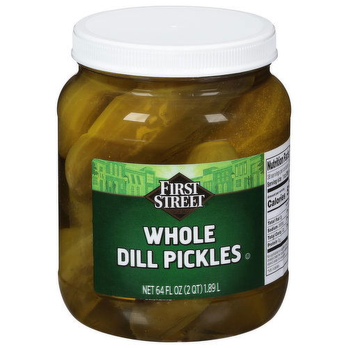 First Street Pickles, Dill, Whole