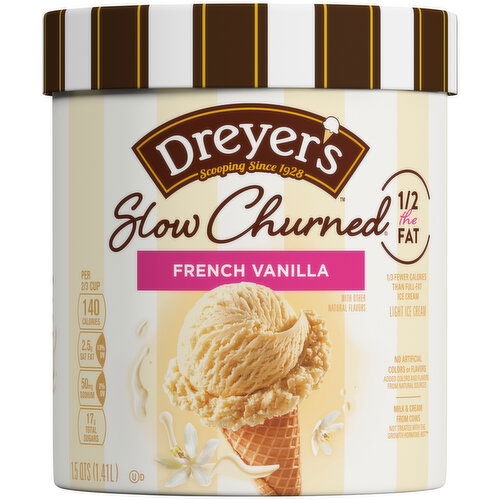 Dreyer's Ice Cream, Light, French Vanilla