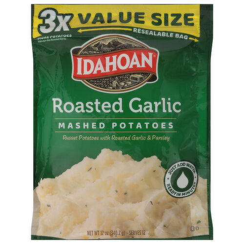 Idahoan Roasted Garlic Mashed Potatoes