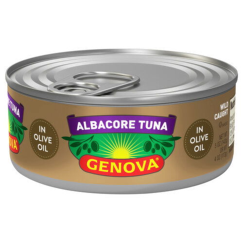 Genova Albacore Tuna, in Olive Oil, Wild Caught