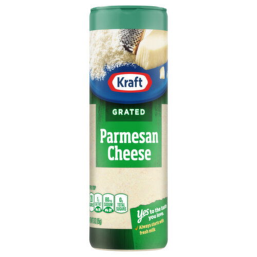 Kraft Cheese, Parmesan, Grated