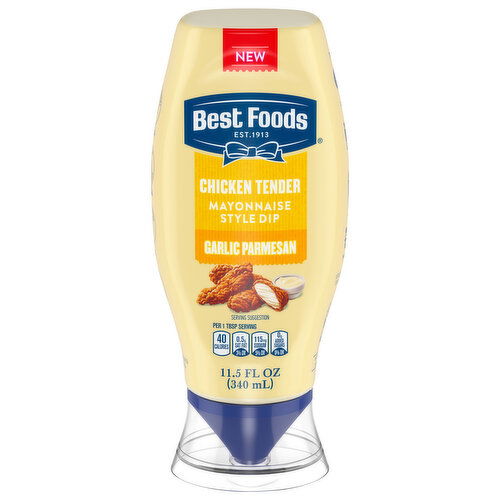 Best Foods Chicken Tender Mayonnaise Style Garlic Parmesan Dip