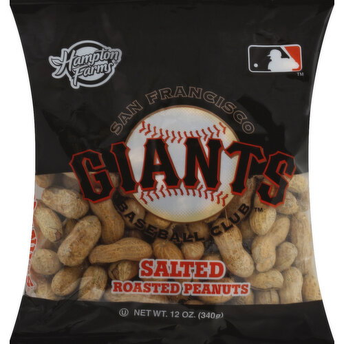 Hampton Farms Peanuts, Roasted, Salted