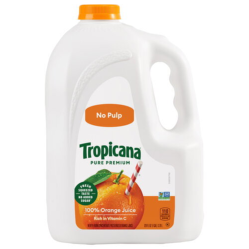 Tropicana No Pulp Orange Juice