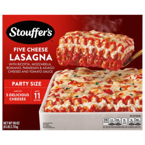 Stouffer's Five Cheese Lasagna Party Size