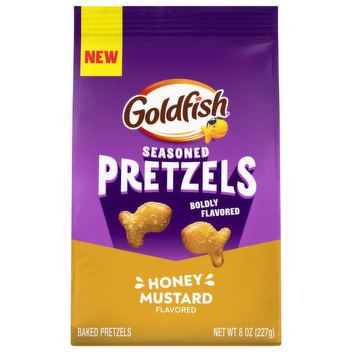 Goldfish Seasoned Honey Mustard Flavored Baked Pretzels Image 1 of 6
