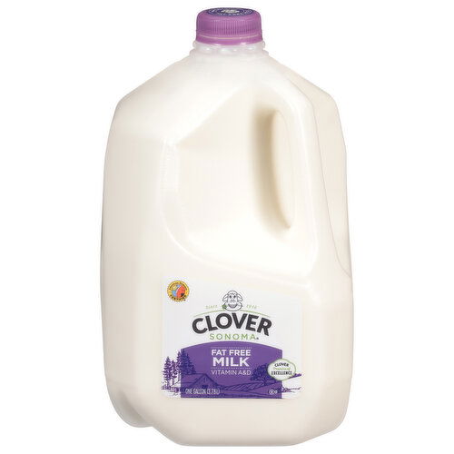 Clover Sonoma Milk, Fat Free