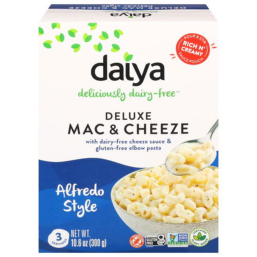 Daiya Cheezy Mac, Deluxe, Alfredo Style