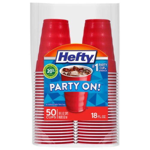 Hefty Cups, 18 Ounce