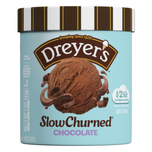 Dreyer's Ice Cream, Chocolate, Light