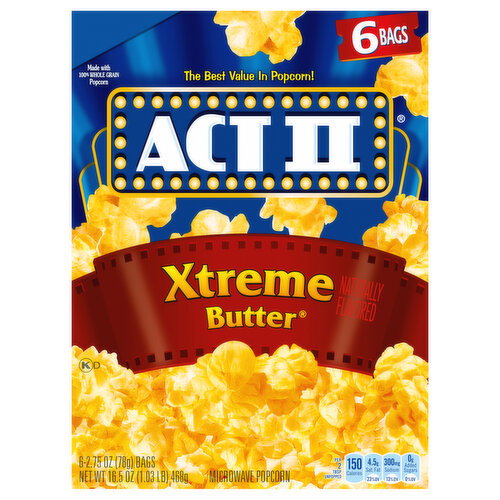 Act II Xtrm BTR Pop Corn Image 1 of 6