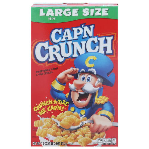 Cap'n Crunch Cereal, Large Size