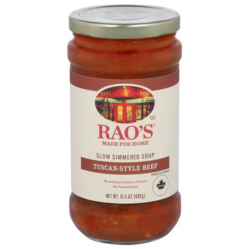 Rao's Made for Home Slow Simmered Tuscan-Style Beef Soup Image 1 of 6
