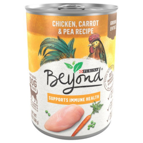 Purina Dog Food, Chicken, Carrot & Pea Recipe, Ground Entree