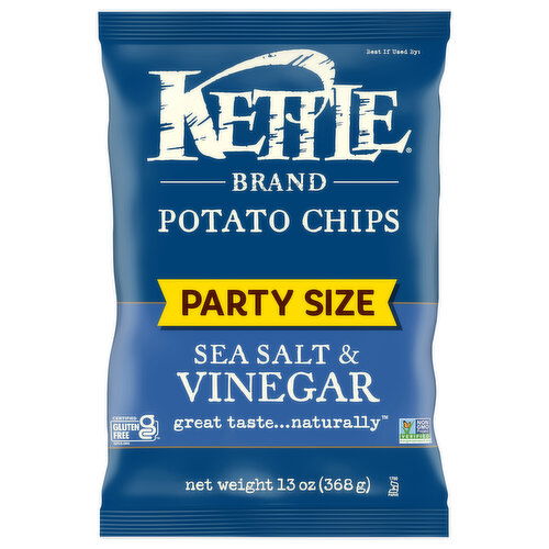 Kettle Brand Sea Salt & Vinegar Potato Chips Party Size