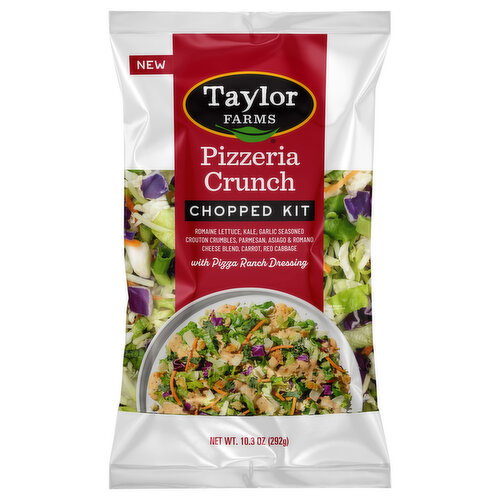 Taylor Farms Pizzeria Crunch Chopped Kit with Pizza Ranch Dressing