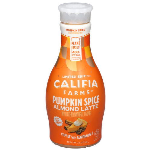 Califia Farms Coffee, with Almondmilk, Pumpkin Spice Latte