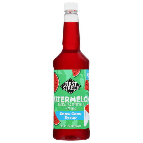 First Street Watermelon Snow Cone Syrup
