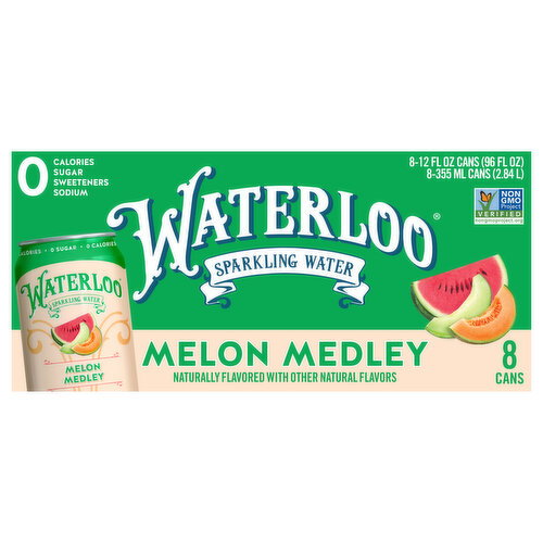 Waterloo Melon Medley Sparkling Water Image 1 of 3
