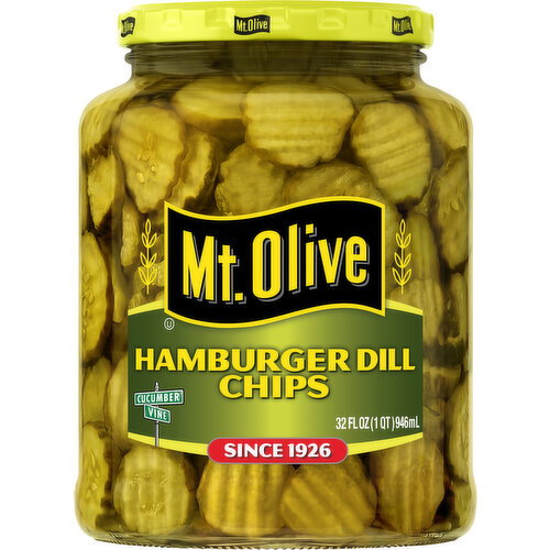 Mt. Olive Hamburger Dill Chips Image 1 of 6