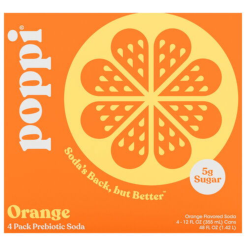 Poppi Orange Prebiotic Soda