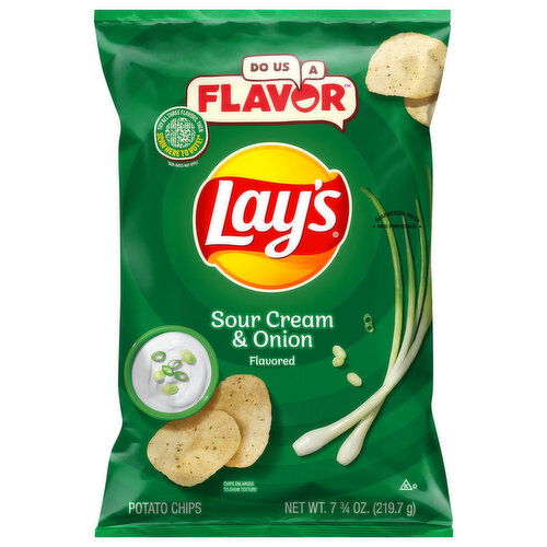 Lay's Sour Cream & Onion Flavored Potato Chips