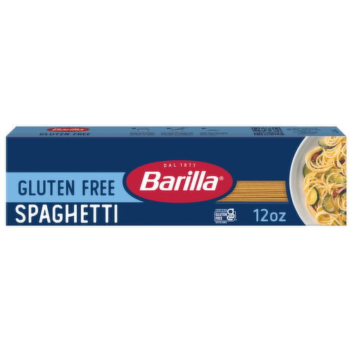 Barilla Gluten Free Spaghetti Pasta - Non-GMO Gluten Free Pasta Made with Blend of Corn & Rice - Vegan Pasta Image 1 of 11