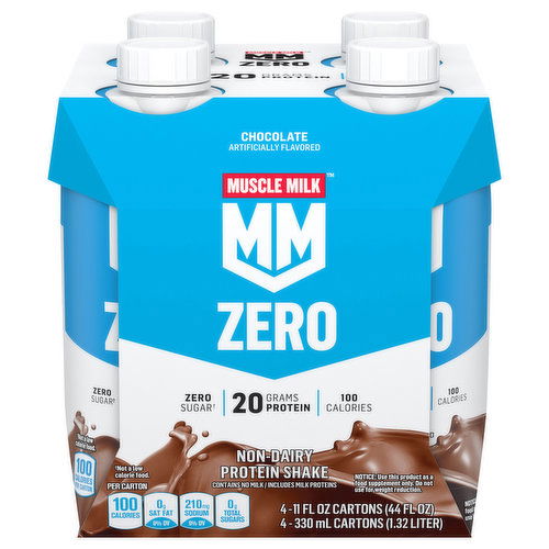 Muscle Milk Protein Shake, Non-Dairy, Chocolate