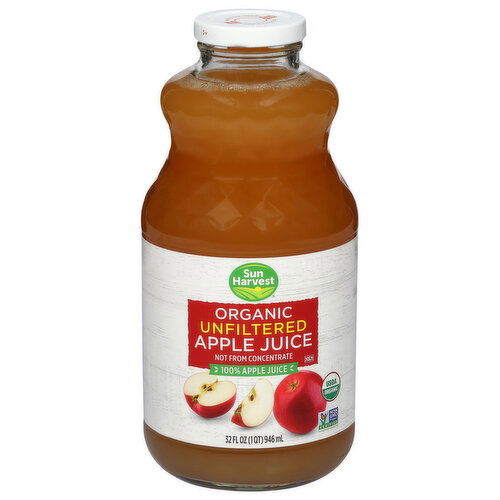 Sun Harvest Organic Unfiltered Apple Juice
