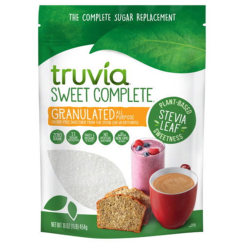 Truvia Sweetener, All Purpose, Granulated