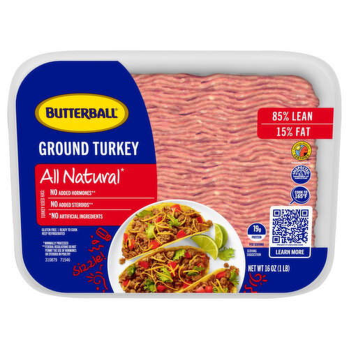 Butterball Fresh Ground Turkey 85%