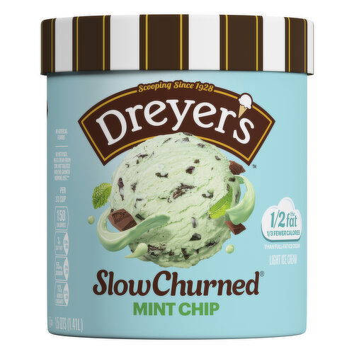 Dreyer's Mint Chocolate Chip Light Ice Cream